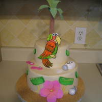 Margaritaville Birthday Cake Birthday cake for a Jimmy Buffet fan.