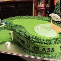 Golf Theme I did this cake for our friend's 40th birthday