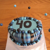 "dustin" Fondant cake