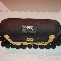 Bosses' Bday Cake Happy Birthday Boss. Chocolate Cake with dark chocolate filling covered with vanilla buttercream and vanilla fondant. First attempt at a...