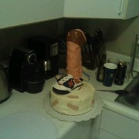 Happy Birthday! My buddy has had multiple issues with his knee, ACL, MCL tears, and has gone under the knife multiple times. So I made a shoe and leg out...