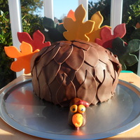 Gobble Gobble All fondant turkey!