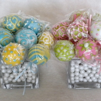 Baby Shower Cake Pops Cake pops for a joint baby shower. TFL!