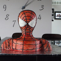 Spiderman 3-D Cake 3-d spiderman cake
