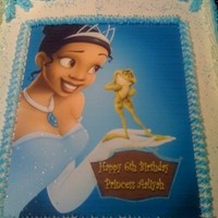 The Princess And The Frog -Edible Image This is an exact replica of the movie poster. I personalized it for the little Princess.