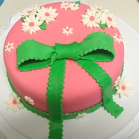 Pink Daisy Birthday Cake For my friend's 20th birthday. Please pardon the background and the tiny mess-ups on the cake. I've been on a time crunch for...