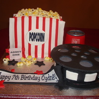 Movie Night Cake 