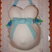 Baby Belly Cake This is my first time making the baby belly cake. I made this for a coworkers baby shower and the mother to be just loved it! The cake is a...