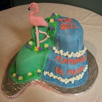 Flamingo De Mayo flamingo party by the tucson corvette club! my attempt at making a waterfall