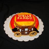 Wells Fargo Cake All Fondant Pieces. Was Fun to Make the Carriage! TFL