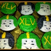 Football (Kiddie) Cupcakes 