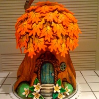 Autumn Birthday Cake My second attempt at a fondant covered cake. This was the second birthday cake I made for myself last year! (See the first cake/attempt...