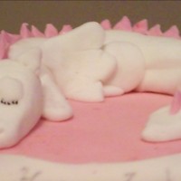 Dragon Topper this is the dragon i made to sit ontop of my daughters castle cake-first one so im quite proud!