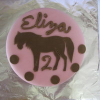 Eliza's Pony Cake I made this cake for my friend's daughter's 2nd birthday. It worked out well as a practice run for my daughter's 6th...