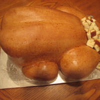 Husband's 30Th Birthday Cake My husband's birthday falls on Thanksgiving weekend and he is in Poultry sales so this cake was fitting to bring into his office! Hand...