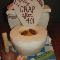 Toilet Cake #2 Everything is edible!