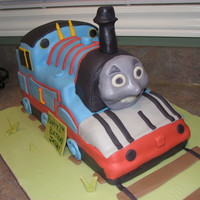 Thomas First time doing Thomas. All cake and fondant.