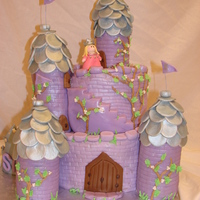 Purple And Silver Princess Cake My sweet niece wanted a "purple and silver princess cake mad of chocolate" for her 5th birthday. After seeing this idea from...