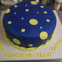 Surgical Tech Week This is a cake I made for the girls at work for Surgical Tech week. I don't think the picture shows the color well. It was a real dark...