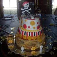 Pirate Cake Nephew's 7th Birthday