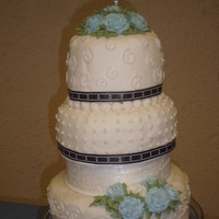 Baby Christening This is my first 3 tier cake EVER! It was for a baby christening. I used homemade mmf, which in my opinion, tastes better than store bought...
