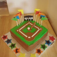 Play Ball Found a cake on here and loved it. I'm sorry but I can't remember who did the original one or else I would give credit where...