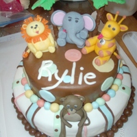 Safari Baby Shower Cake I'm new to cake decorating so any pointers would be great. I used several cakes on cc for guides..Thanks everyone. The theme I was...