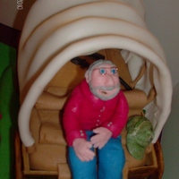 Wagon Cake This is my first fondant cake ever. I learned everything from this site and watch videos on youtube....referred from this site. Everything...