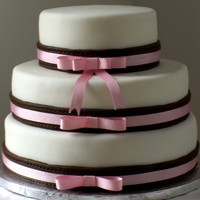 Simple And Stylish The couple likes the comic figures "Rosalie und Tr&uuml;ffel" and had invitations etc. styled in in dark brown and pink. So...