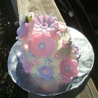 Bumble Bee And Flowers 