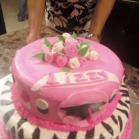 Graduation Cake choc cake with banana filling