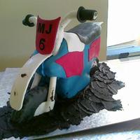 Dirtbike Tough one. Next time I will do it bit different.Only the body is edible.