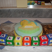 Baby Shower I did this cake for my sister in law's baby shower. Since they knew what they were going to name my nephew, I thought it would be cute...