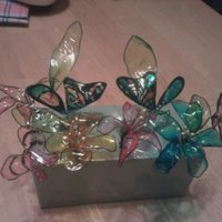 Gelatin Garden my gelatin garden is growing....however i really need to get the white covered wire...green is too dark for light colors