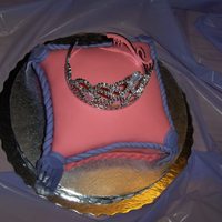 My First Pillow Cake This is my first attempt at a pillow cake. Made this cake for my Goddaughter for her 2nd birthday.White Feather Cake with Bavarian Cream...