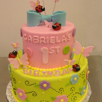 Baby's 1St This was a buttercream done for a first birthday cake. Fondant and gumpaste accents. I'm in love with doing baby cakes....best part of...