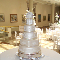 Yetta 'nother Cake This cake was designed for a bride who's mom goes to my church (her name is Yetta),. so I always make a joke about it being "...