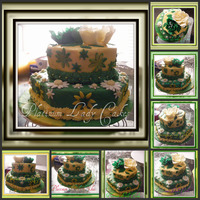 Spring Daisy Cake Final cake for Wilton Class cakes frostening were buttercream and the flowers and Daisy are gumpaste and fondant