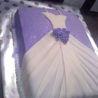 Bridal Shower I made this cake for one of the Doctors that i work with, with great ideas from the CC members this is what i came up with. Its white cake...