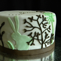 Bunny Meadows This is a cake that I made for my friend's baby shower. It is based on the crib bedding that she liked.