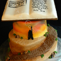 Damascus Road I made this cake for the grand opening of my friend's book store, Damascus Road. It was my first time doing a book, first time carving...
