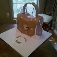 Louis Vuitton Purse Birthday Cake I did for a client back in the Fall. My favorite so far.