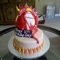 Bakugan Birthday Cake. Its been a while since i've uploaded some photos to this site. This is one I id for a 10yr old over the past summer.