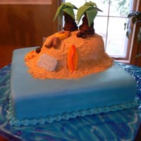 Retirement Cake A client that just retired from the Goverment. This cake had to weigh about 60lbs!!