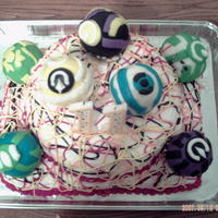 Bakugan Cake Made this for my son's 11th birthday. Not the happiest i've ever been with a cake i made but he liked it. BC frosting, bakugan...