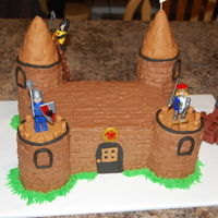 Castle Cake First attempt at a castle