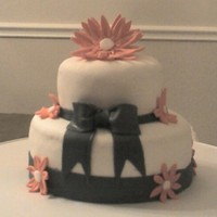 Flower Cake Fondant cake with gum paste flowers