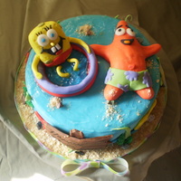 Sponge Bob In Pool 