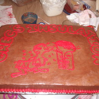 Greg's Insulation Cake This is a cake I made for a guy who own an insulation business, it was designed to look like his business card