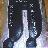 This Is A Picture Of A Music Note Cake I Made When I Was 15 